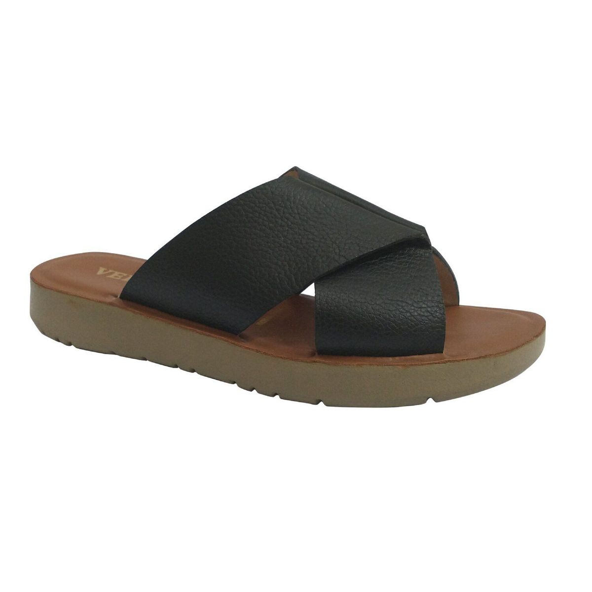 VERSILIA - Sandalia plana mujer versilia 003928 negro