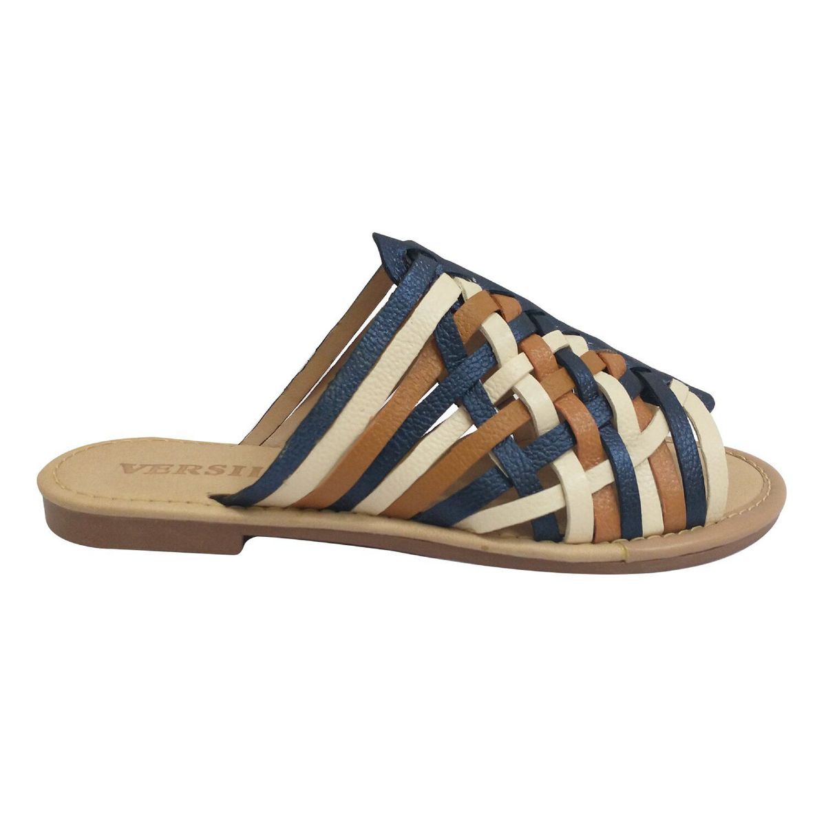 VERSILIA - Sandalia plana mujer versilia 003968 azul