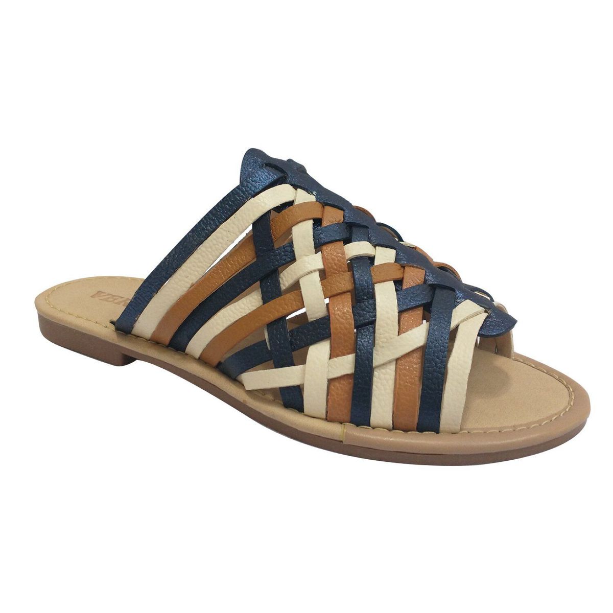VERSILIA - Sandalia plana mujer versilia 003968 azul
