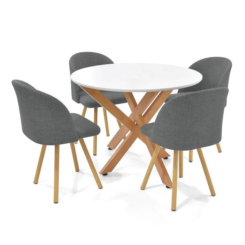 MICA - Juego de Comedor Lubena Baku 4 Puestos Mica - Mueble