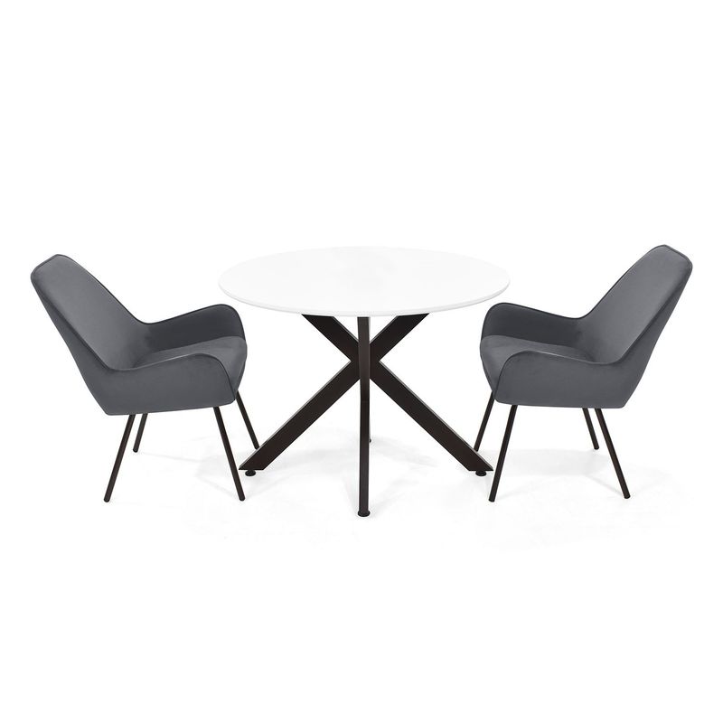 MICA - Juego de Comedor Lubena Nepal Denver 2 Puestos Mica - Mueble