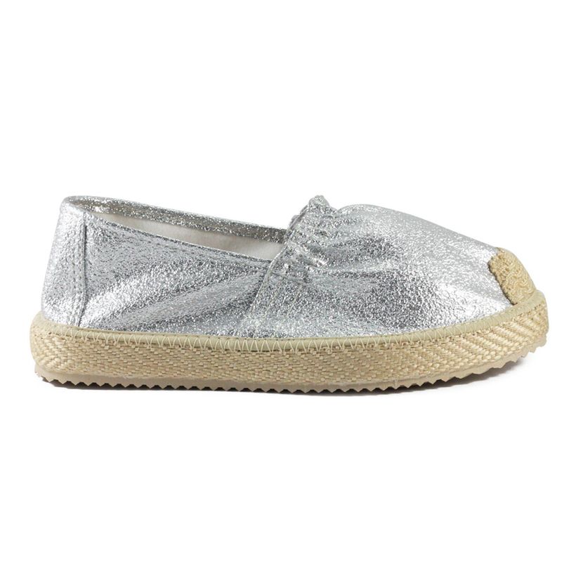 VERSILIA - Alpargatas pia de mujer versilia 002816 plateado