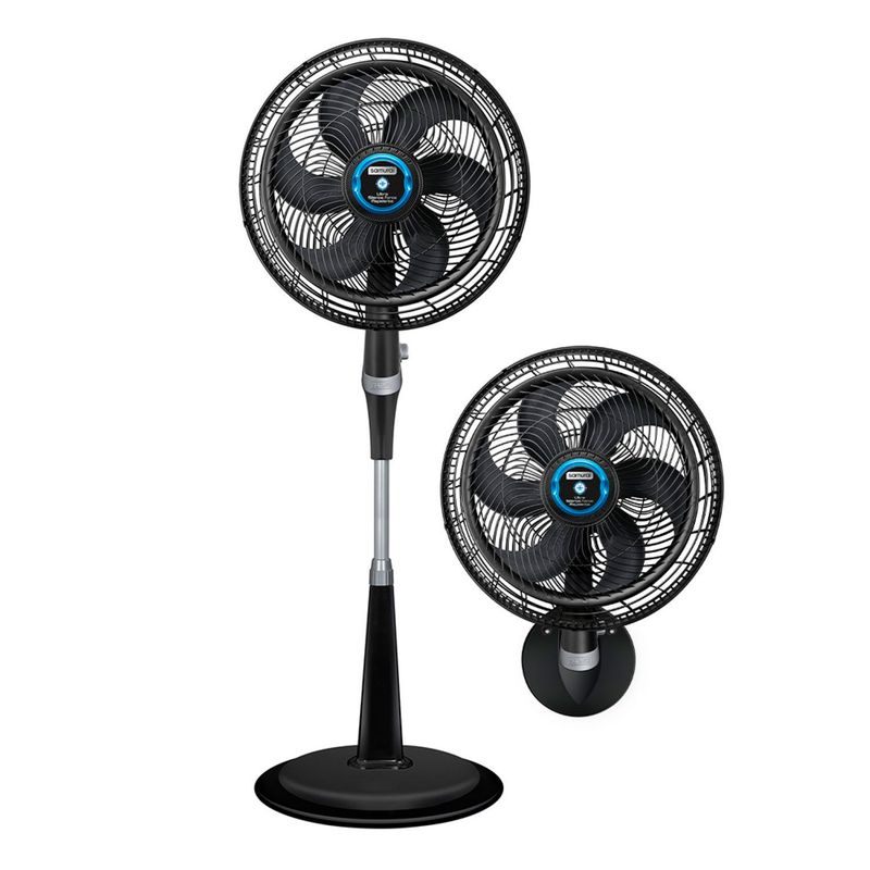 SAMURAI - Ventilador de Pared Samurai Ultra Silence Force 2 en 1 Repelente 4 Velocidades