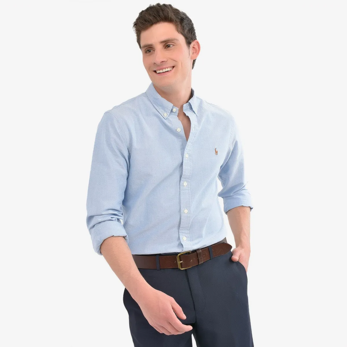 POLO RALPH LAUREN - Camisa Hombre Manga larga Slim Polo Ralph Lauren