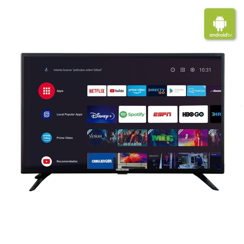 CHALLENGER - Televisor Led Challenger 32 Pulgadas Smart Tv Hd