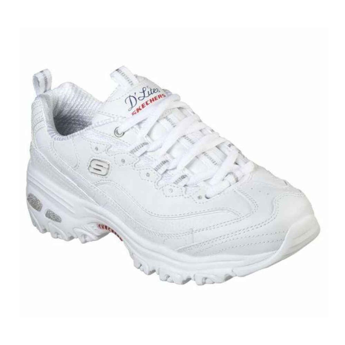 SKECHERS - Tenis blanco skechers  mujer d lite fresh 8915