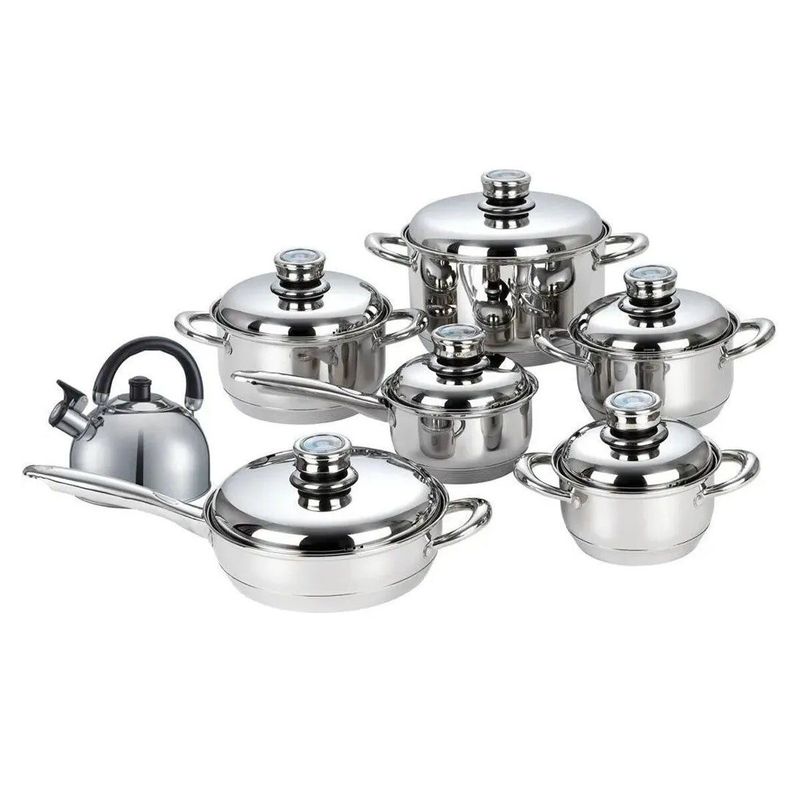 SCHAFFHAUSEN - Bateria De Ollas 13 Pcs Acero Termostato