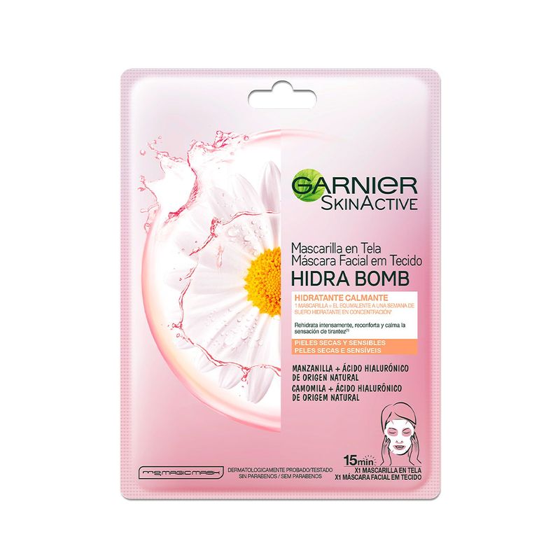 GARNIER - Mascarilla Hidratante Matificante Hidra Bomb GARNIER para Todo tipo de piel 36 g
