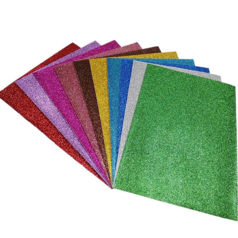 GENERICO - Foami Octavo Escarchado Paquete X 10 Uds.