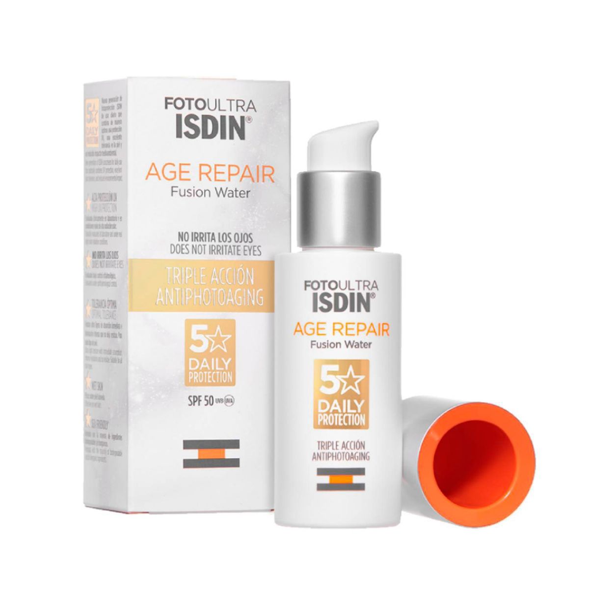 ISDIN - Bloqueador Solar Fotoultra Age Repair Fusion Water Isdin para Piel Normal 50 ml