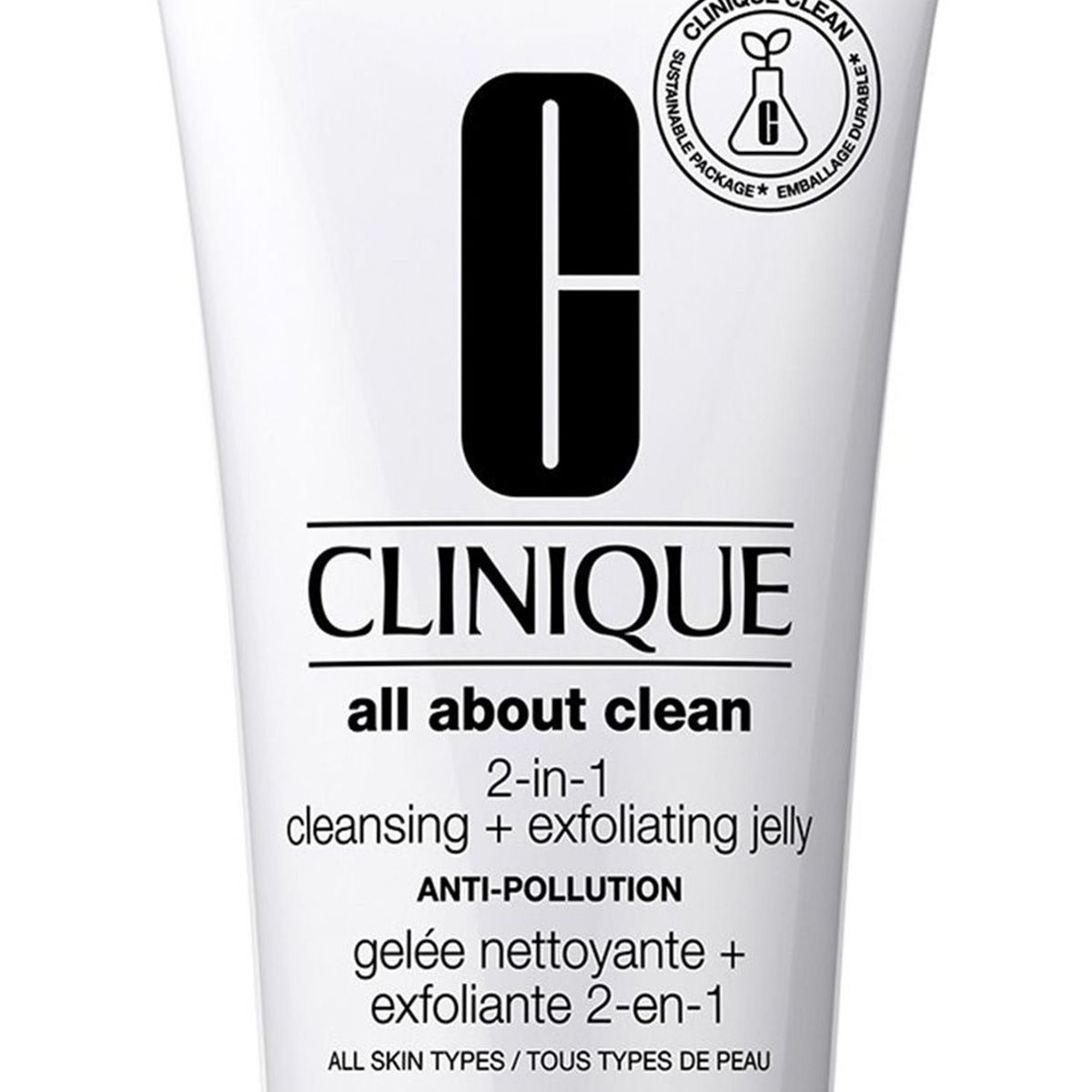 CLINIQUE - Limpiadora Clinique All About Clean 2-in-1 Cleansing + Exfoliating Jelly Anti-Pollution 150 ml