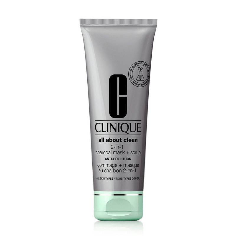 CLINIQUE - Mascarilla Clinique All About Clean Mascarilla de Carbón + Exfoliante 2-En-1 100 ml