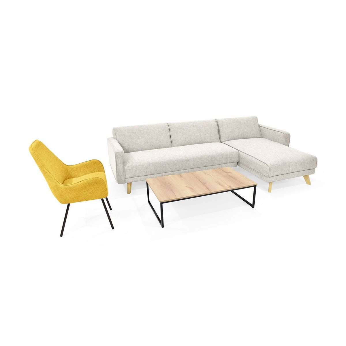 MICA - Juego de Sala Cambril Nepal 3-1-1 Cuerpos Mica - Mueble