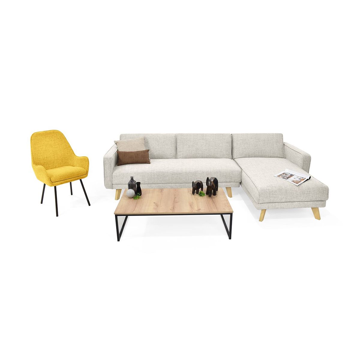 MICA - Juego de Sala Cambril Nepal 3-1-1 Cuerpos Mica - Mueble