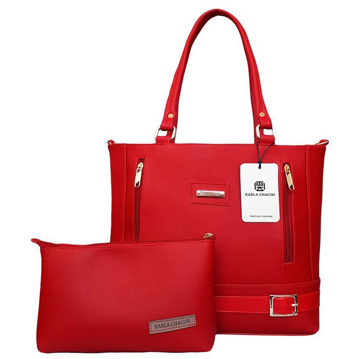 KARLA CHACON - Bolso Karla Chacon De Mano Gigi Rojo