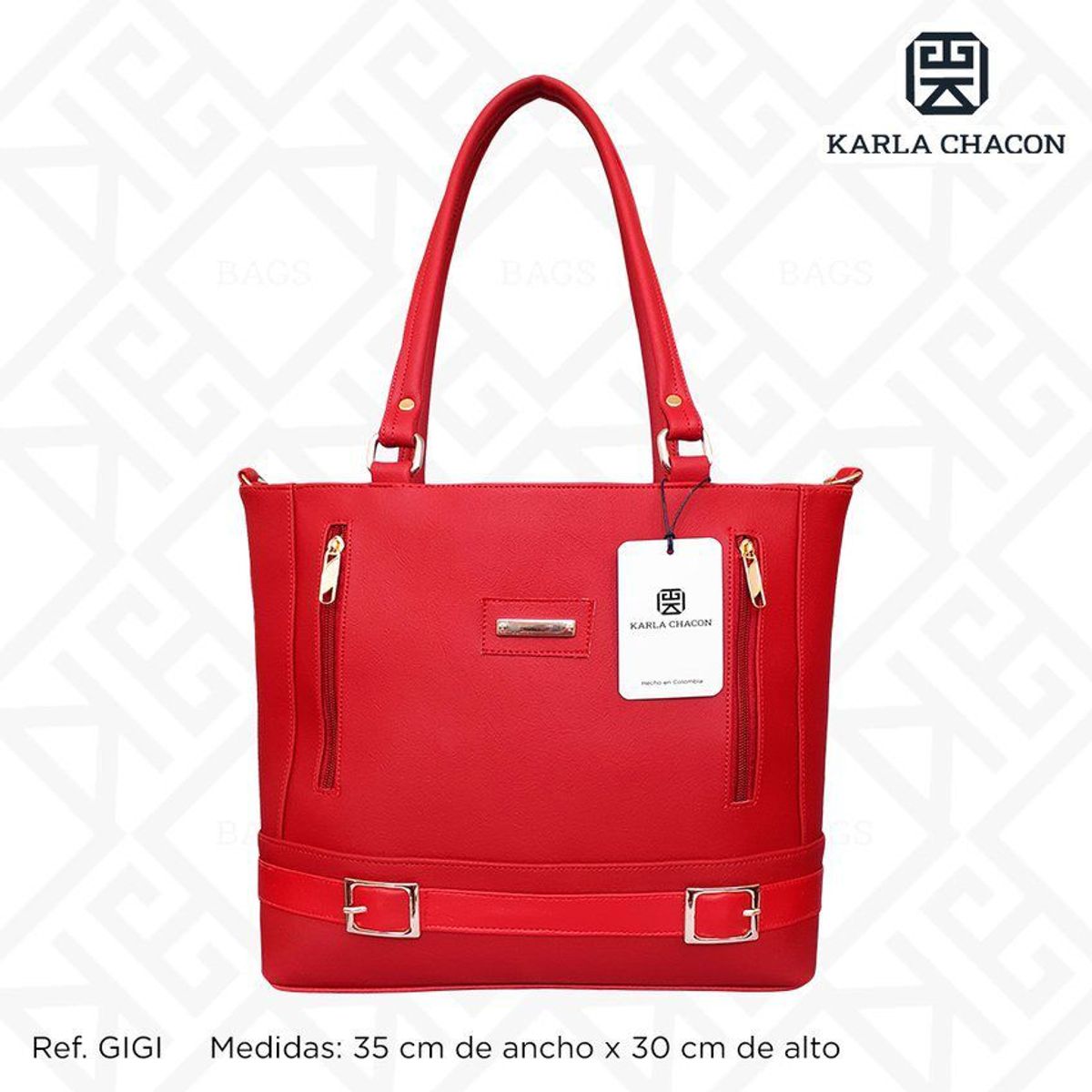 KARLA CHACON - Bolso Karla Chacon De Mano Gigi Rojo