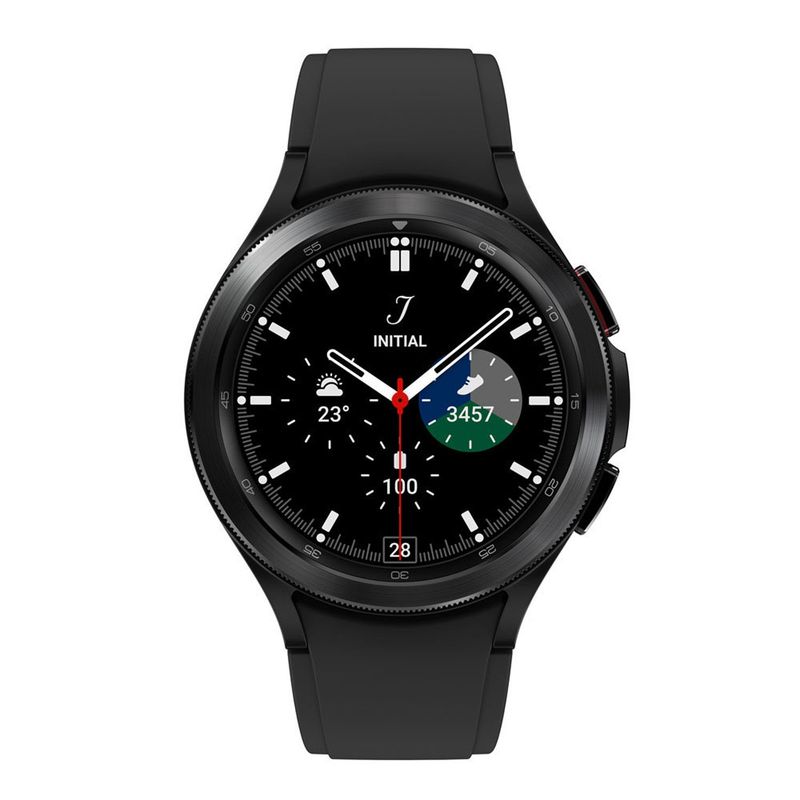 SAMSUNG - Smart watch Samsung Galaxy Watch 4 Classic 46 mm Reloj inteligente hombre y mujer. Medida composición corporal. Seguimiento entrenamiento, +90 modos deportivos, sueño y ritmo cardíaco