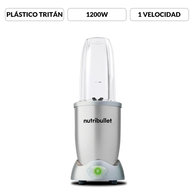 NUTRIBULLET - Licuadora Nutribullet 10 Piezas 1200 Watts | 0,9Lt