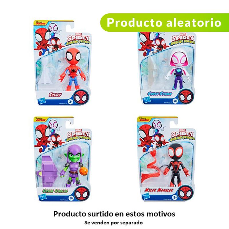 SPIDEY - Figura de Acción Spidey And His Amazing Friends  Surtido: Producto Aleatorio
