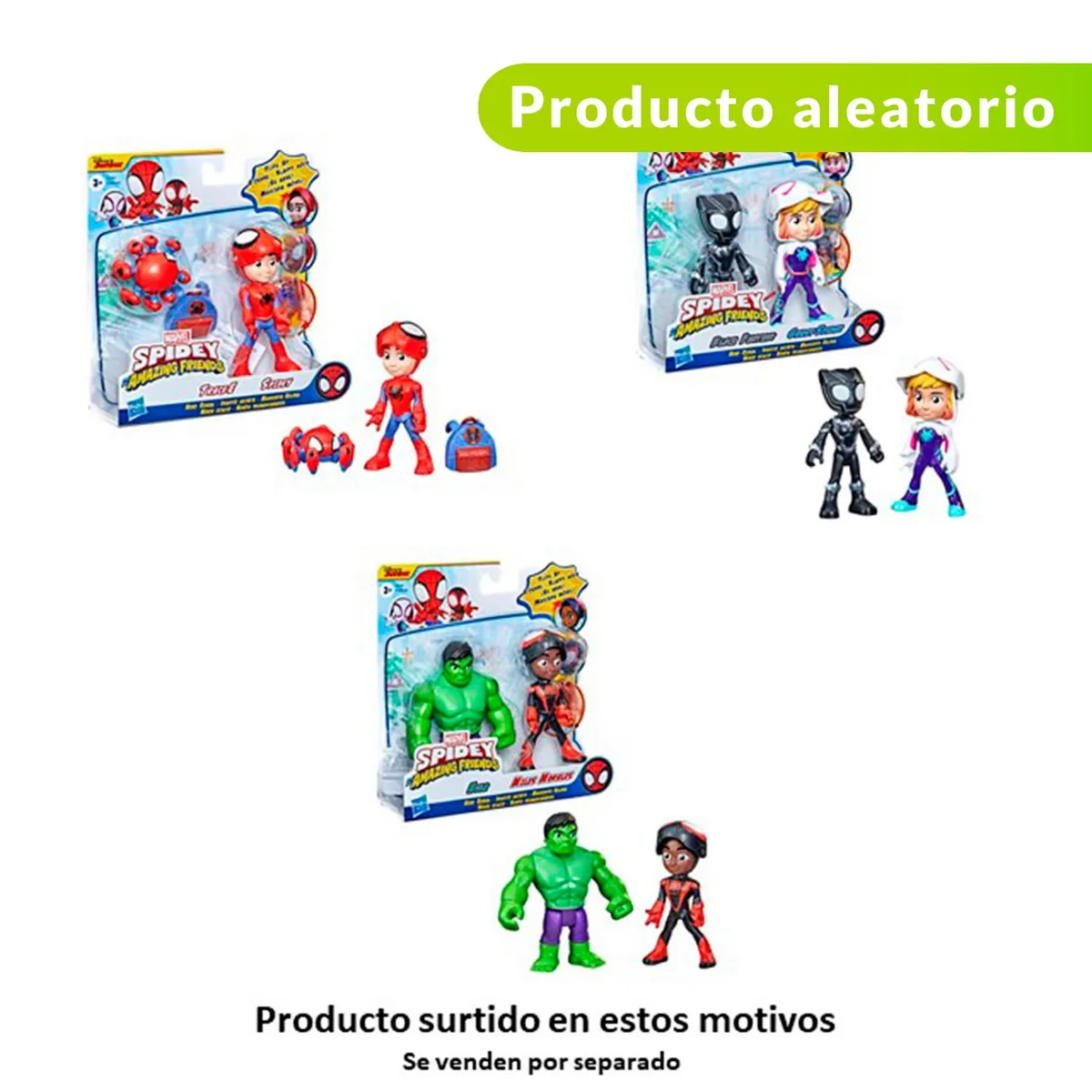 SPIDEY - Figura de Acción Spidey And His Amazing Friends Heroe Oculto Surtido: Producto Aleatorio