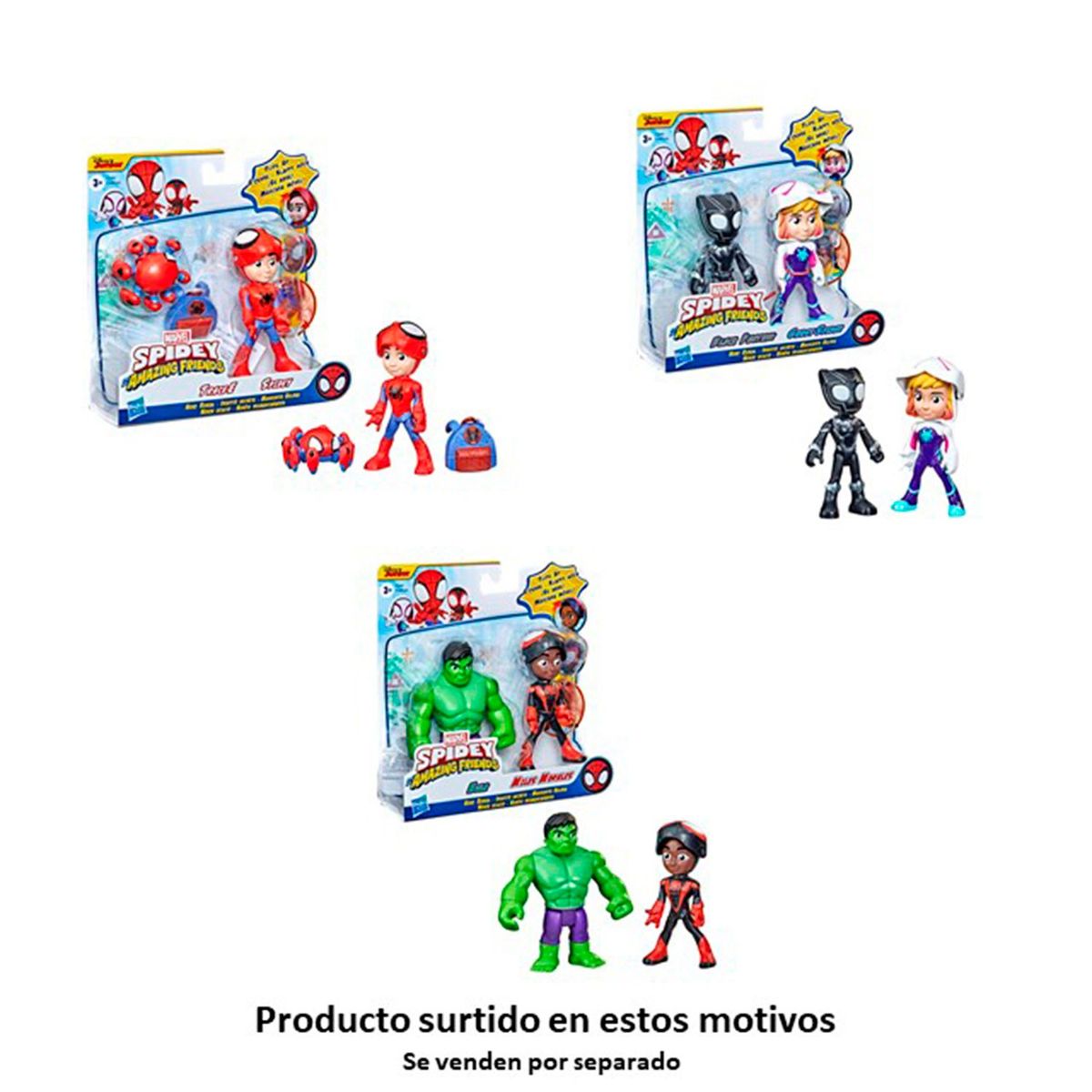 SPIDEY - Figura de Acción Spidey And His Amazing Friends Heroe Oculto Surtido: Producto Aleatorio