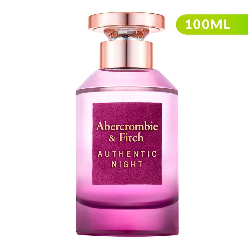  - Perfume Mujer Abercrombie & Fitch Authentic Night Women 100 ml EDP