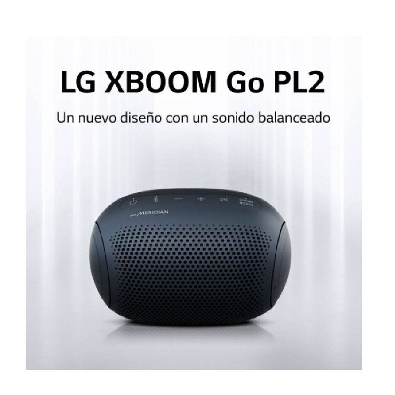 LG - Parlante lg xboom go pl2 bluetooth azul marino