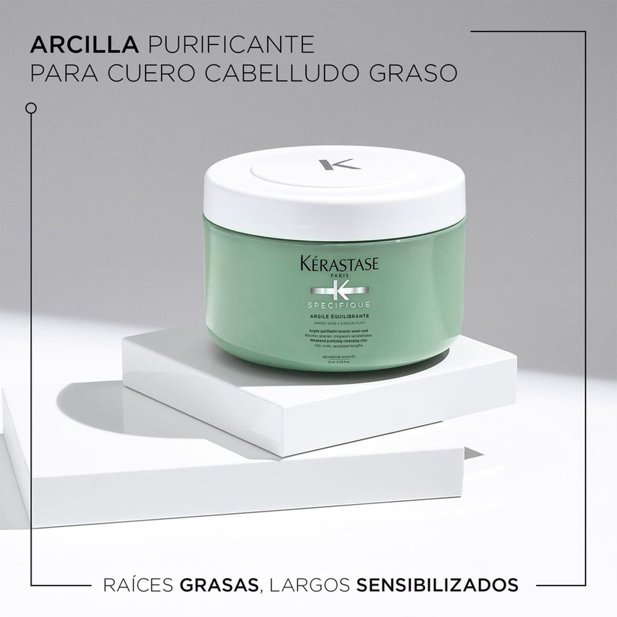 KERASTASE - Tratamiento Arcilla Kérastase Spécifique desintoxica cabello graso 250ml