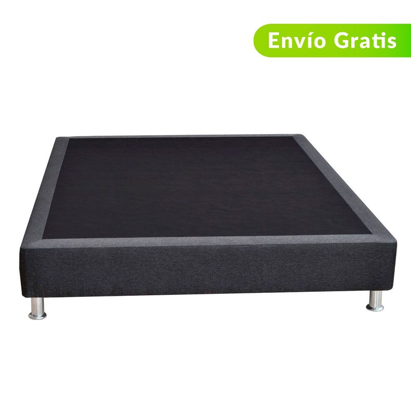 COLCHONES SPRING - Base Cama Tamaño Queen en Madera de Pino, 160 x 190 cm Colchones Spring
