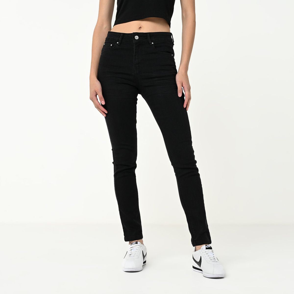 SYBILLA - Jean Skinny Mujer Tiro medio Sybilla