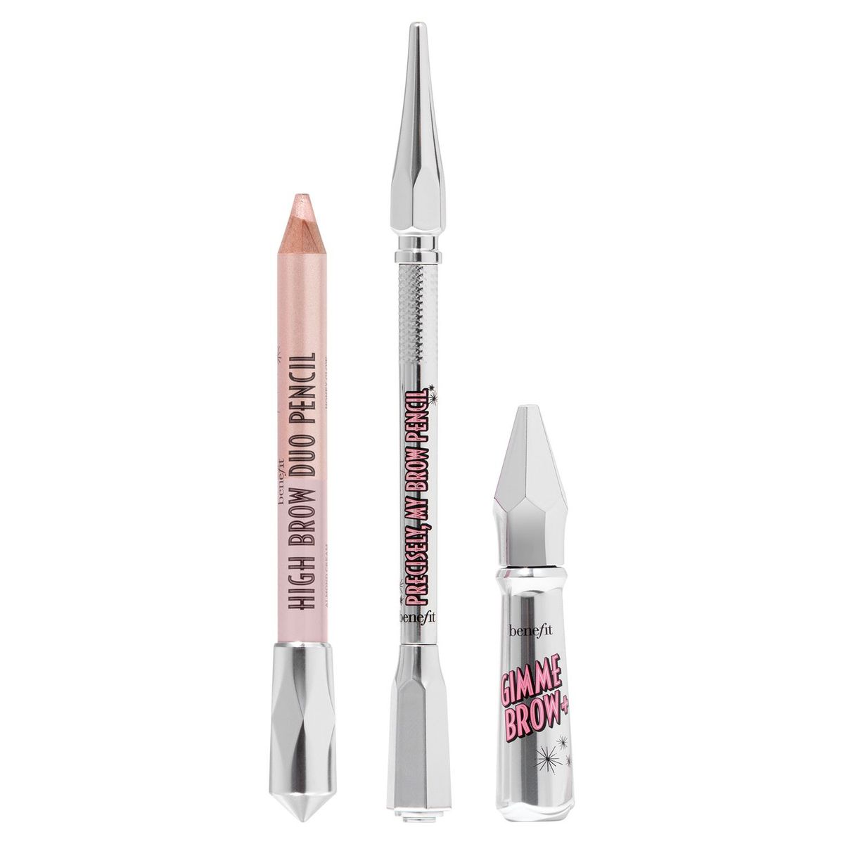 BENEFIT - Maquillaje para cejas Jingle Brows Benefit :GimmeBrow+ 3 g, HighBrowDuoPencil 2 x 1.4 g Net wt. 2 x 0.05 oz., PreciselyMyBrowPencil 0.08 g