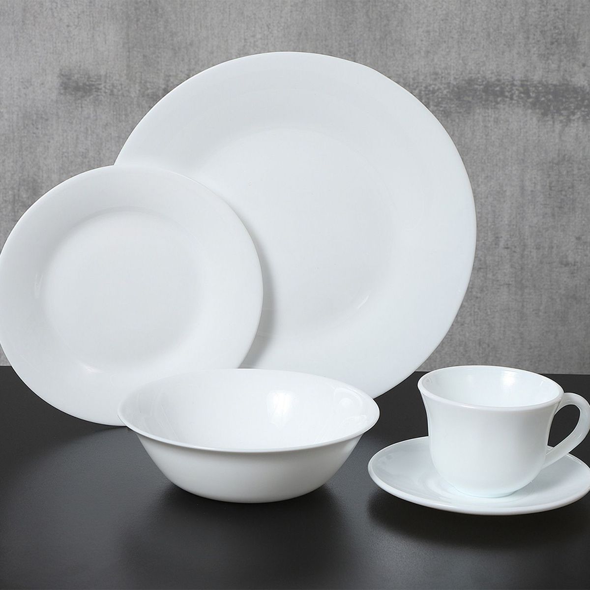 ESSENZA - Vajilla Essenza 4 puestos. Juego de vajilla Unique. Vajilla Cerámica