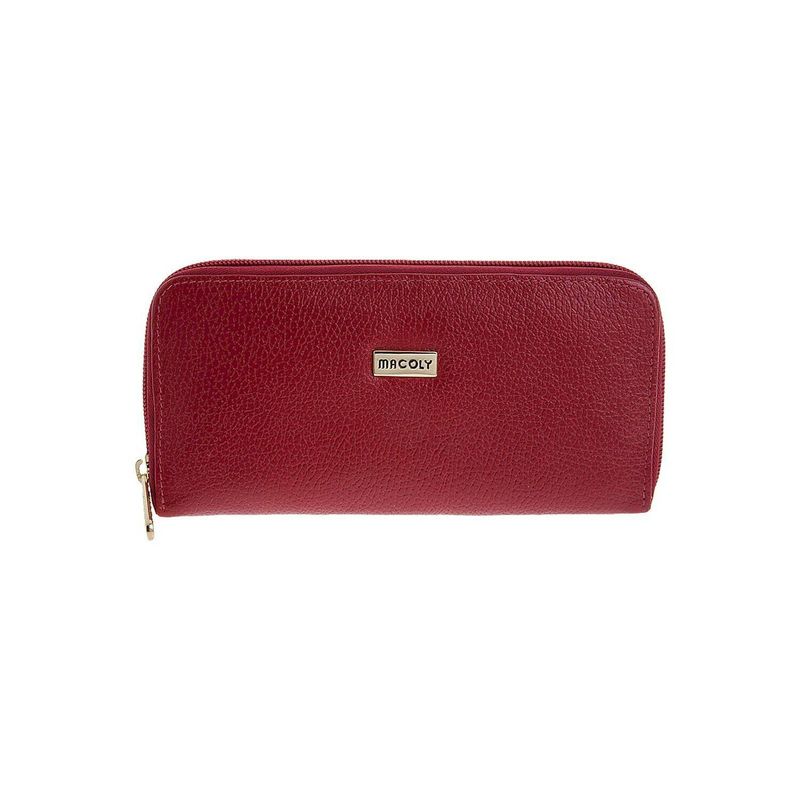 MACOLY - Billetera Grande macoly A04 Cuero Rojo