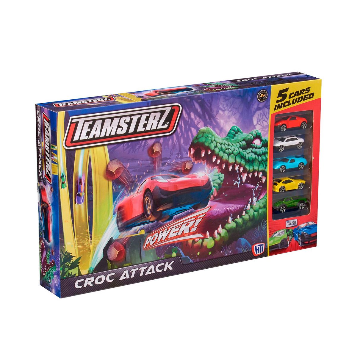  - Pista Teamsterz Croc Attack 5 Carros