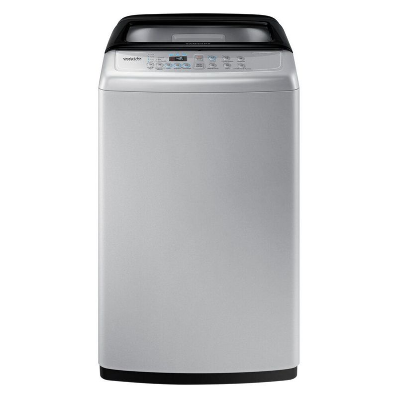 SAMSUNG - Lavadora Samsung 9 Kg Wobble Gris Wa90H4400Ss1Co