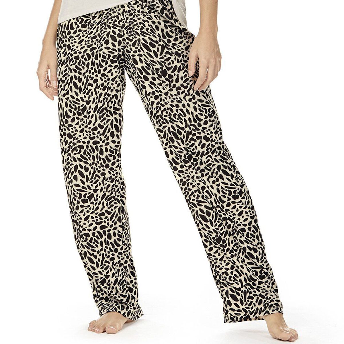 CHAMELA - Pantalón de pijama en satín mujer chamela