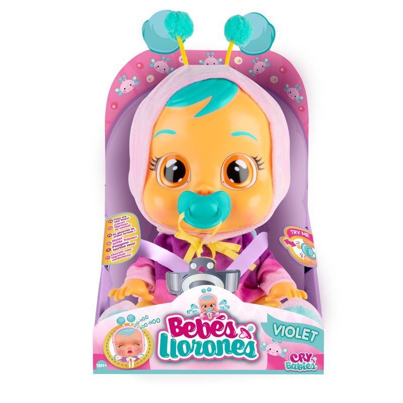 BEBES LLORONES - Muñeca Bebés Llorones Violet