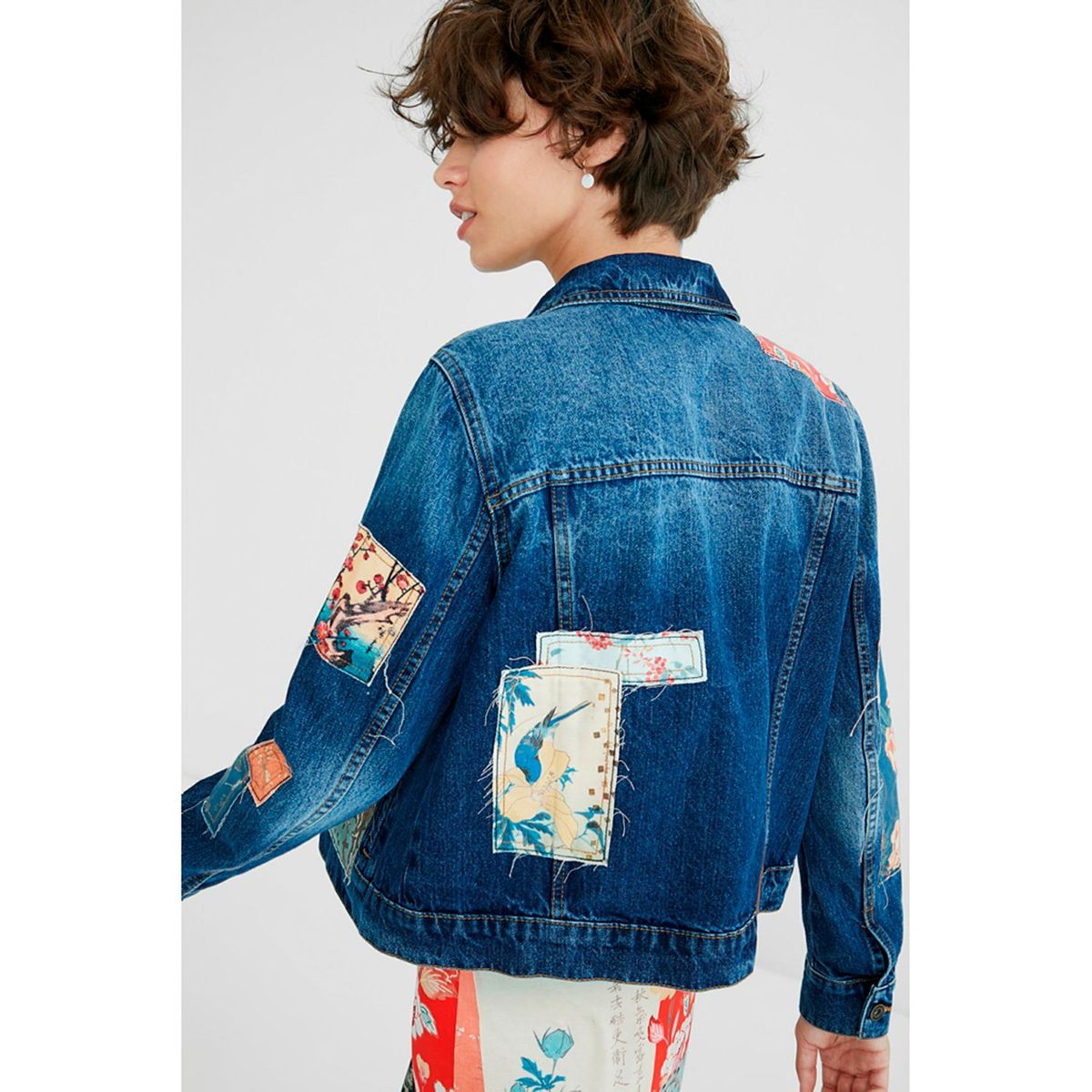 DESIGUAL - Chaqueta de jean Mujer Desigual