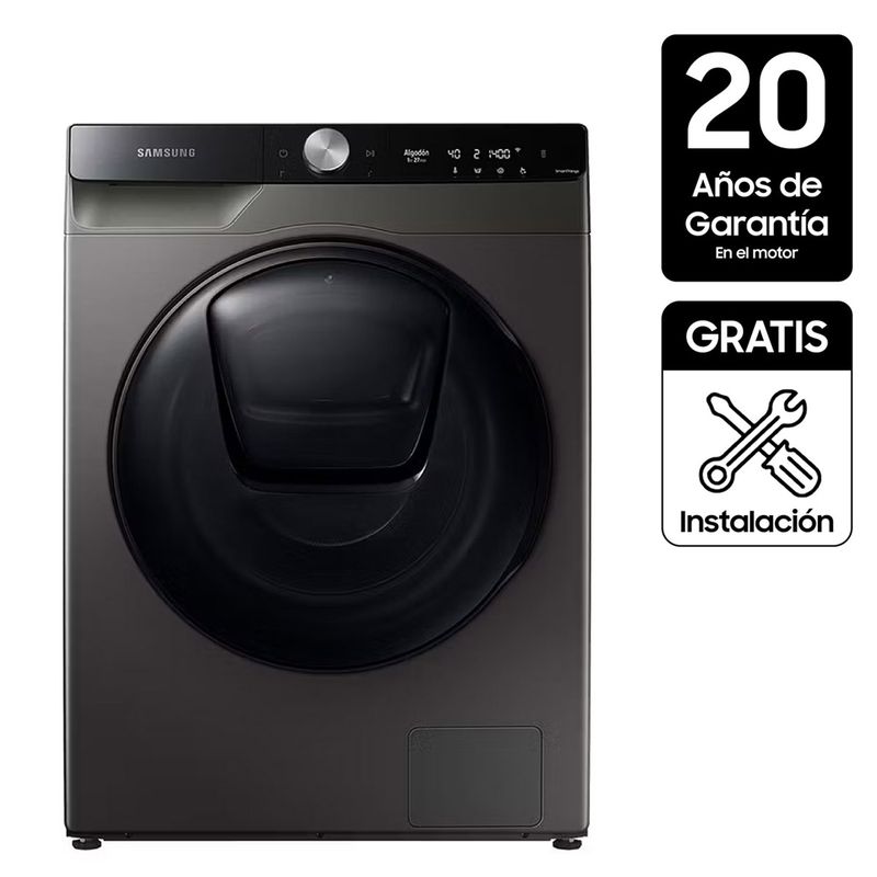 SAMSUNG - Lavadora Secadora Samsung Eléctrica 12.5 KG WD12T754DBX/CO
