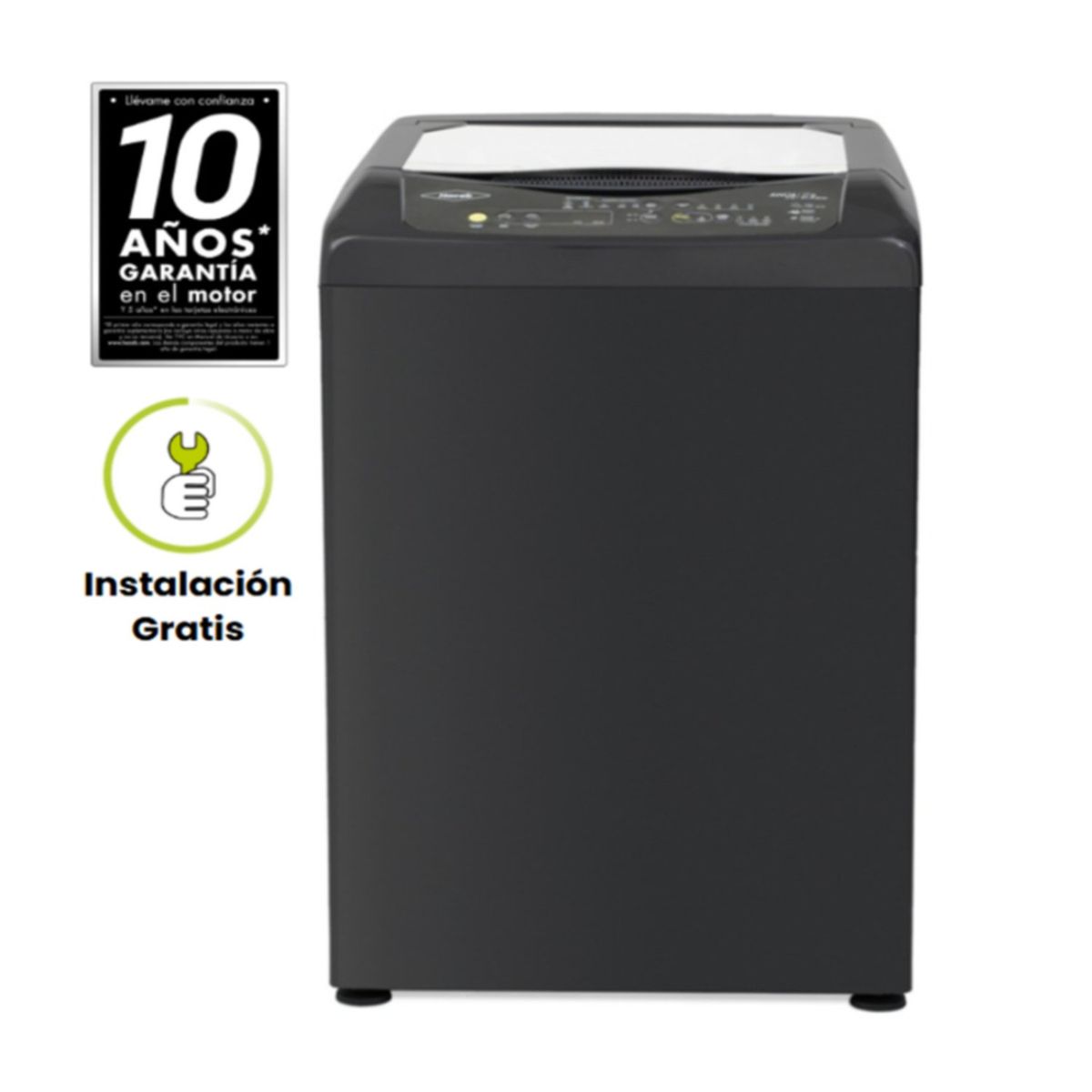 HACEB - Lavadora Haceb Carga Superior 17 kg AWÜA  LA17EVI16A-CC1HW