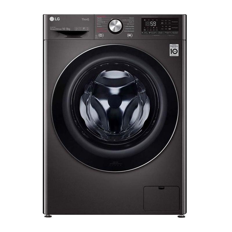 LG - Lavadora Secadora LG Eléctrica 14kg/30lbs WD14BVC2S6