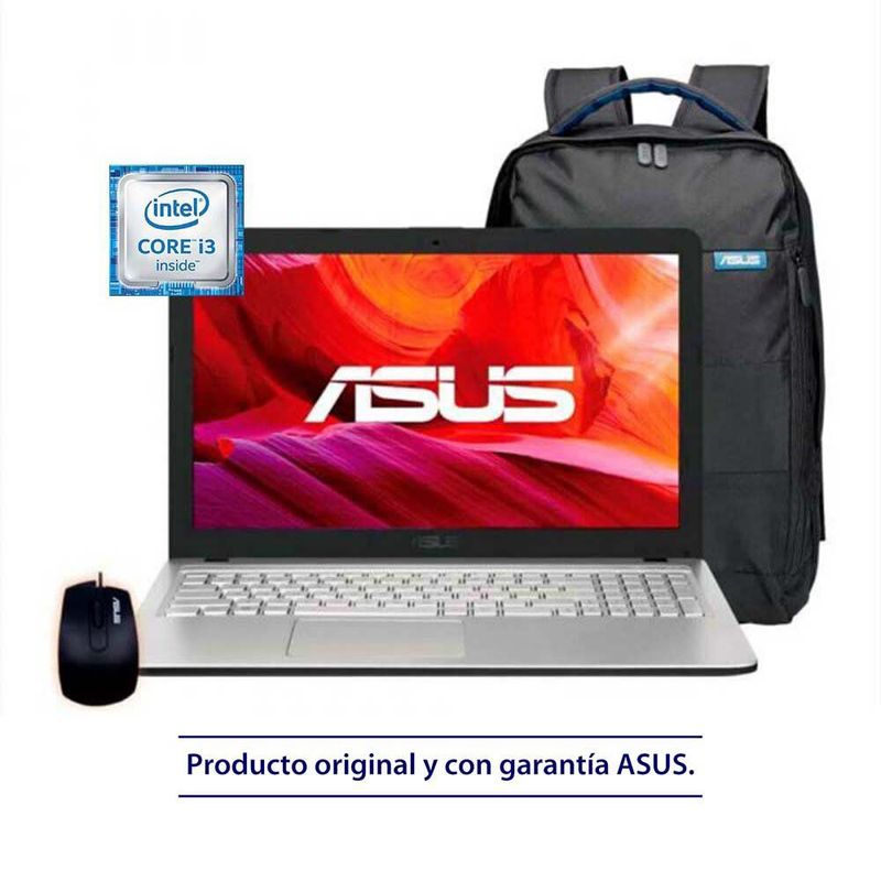 ASUS - Portátil asus, core i3 x543u, 4gb, 256ssd, 15,6"