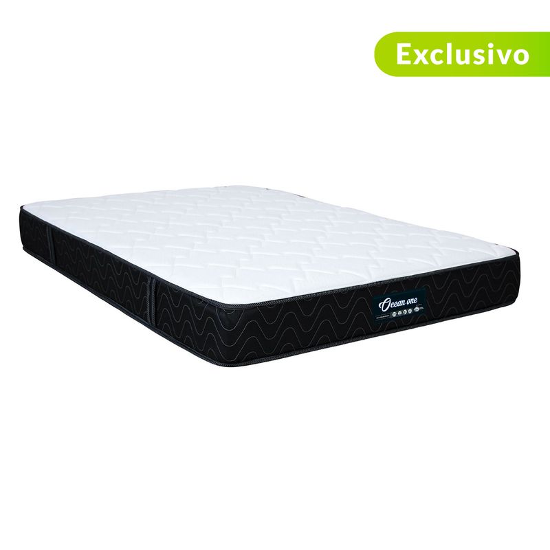 COLCHONES RELAX - Colchón Sencillo Firmeza Suave Resortes Ocean One 100 x 190 cm Colchones Relax - Compra Sin Interes, Te Devolvemos el 100% de los Intereses Pagando con Tarjeta CMR Banco Falabella a 3 Cuotas