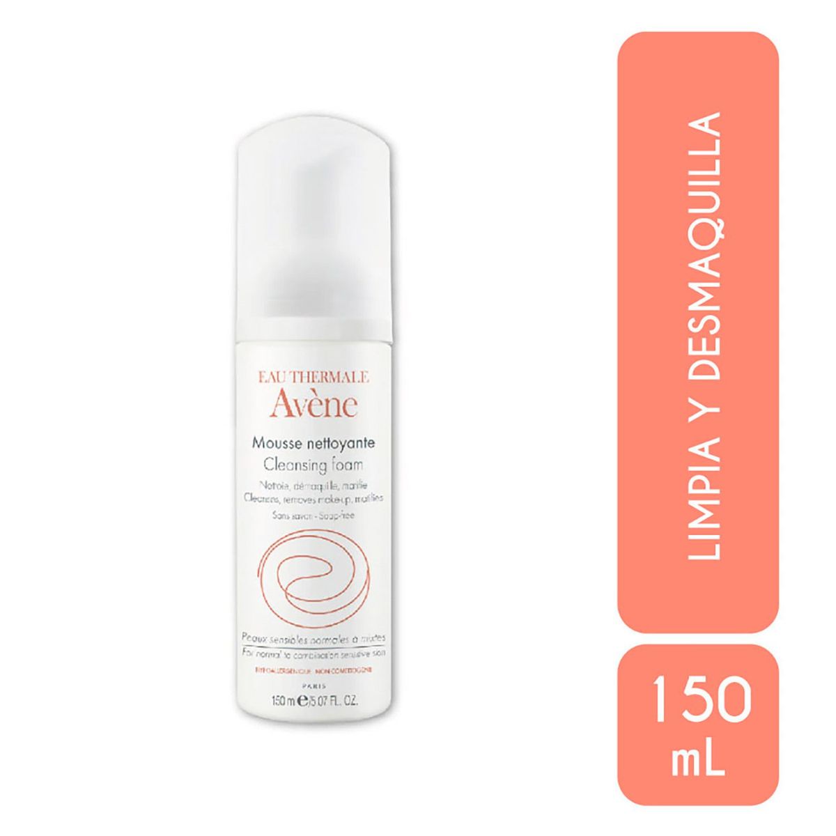 AVENE - Espuma Limpiadora Avene 150 mL