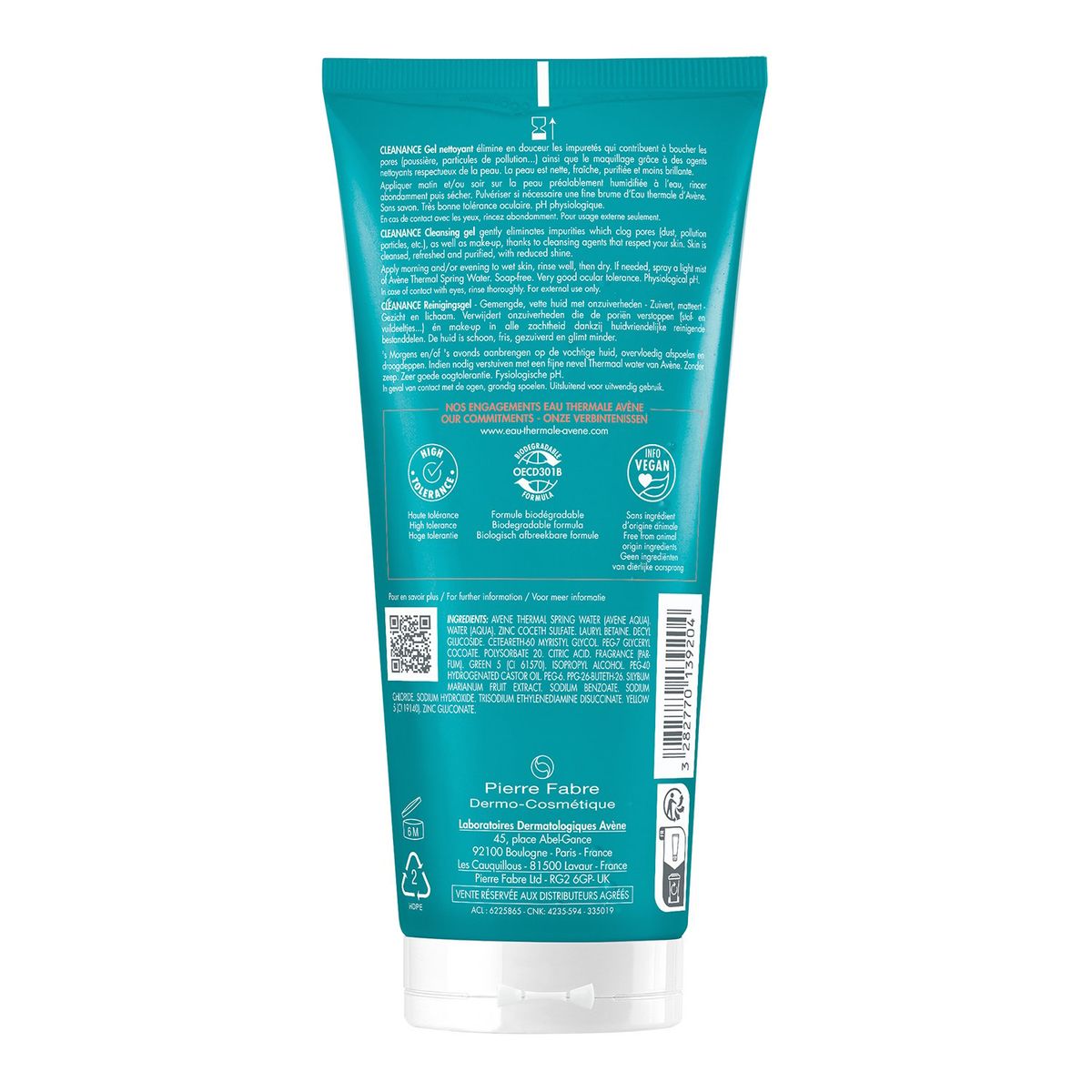 AVENE - Gel Limpiador Anti-Imperfecciones Cleanance Avene 200 mL