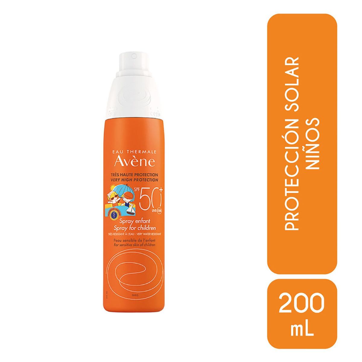 AVENE - Protector Solar Spray Niños Spf 50+ Avene 200 mL