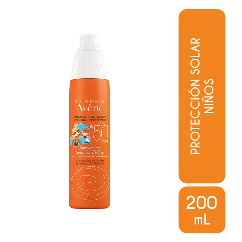 AVENE - Protector Solar Spray Niños Spf 50+ Avene 200 mL
