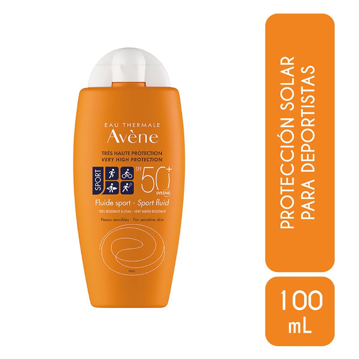 AVENE - Protector Solar Fluido Sport Spf 50+ Avene 100 mL