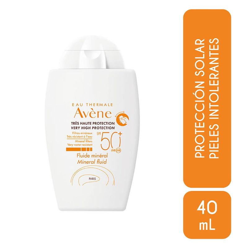AVENE - Protector Solar Fluido Mineral con Color Spf 50+ Avene 50 mL