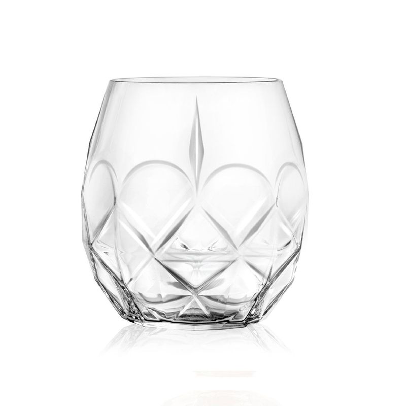 RCR - Vaso de cristal corto RCR: 6 piezas